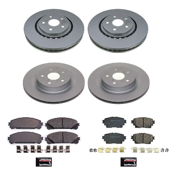 2021-2024 Toyota Sienna Disc Brake Kit - Front and Rear (Powerstop)