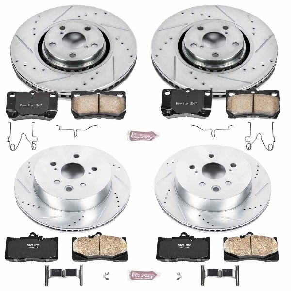 2007-2011 Lexus GS350 Disc Brake Kit - Front and Rear (Powerstop)