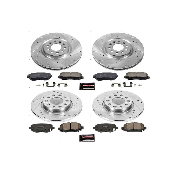 2014-2022 Jeep Cherokee Disc Brake Kit - Front and Rear (Powerstop)