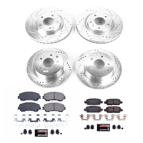 2017-2022 Nissan Rogue Sport Disc Brake Kit - Front and Rear (Powerstop)