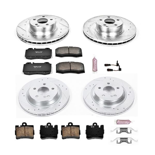 1999-2003 Mercedes-Benz CL500 Disc Brake Kit - Front and Rear (Powerstop)