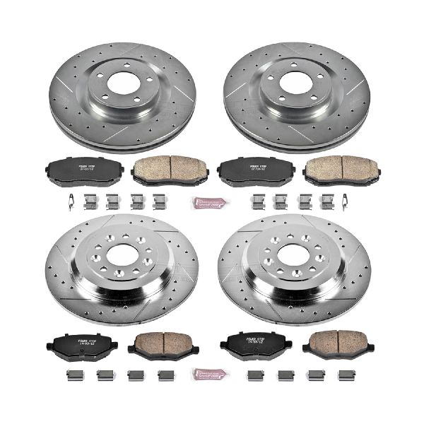 2011-2012 Lincoln MKX Disc Brake Kit - Front and Rear (Powerstop)