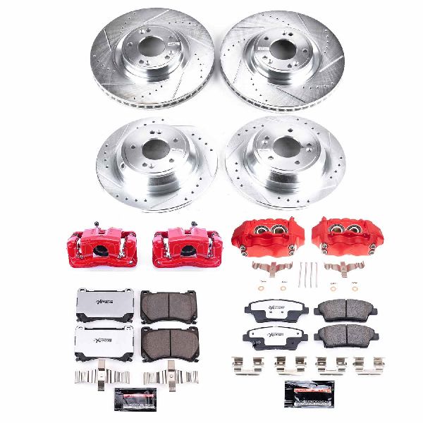 2010-2014 Hyundai Genesis Disc Brake Kit - Front and Rear (Powerstop)
