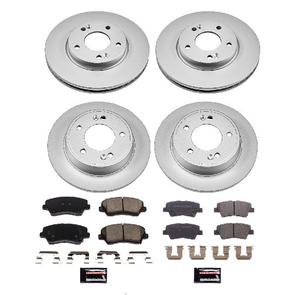 2016 Hyundai Veloster Disc Brake Kit - Front and Rear (Powerstop)