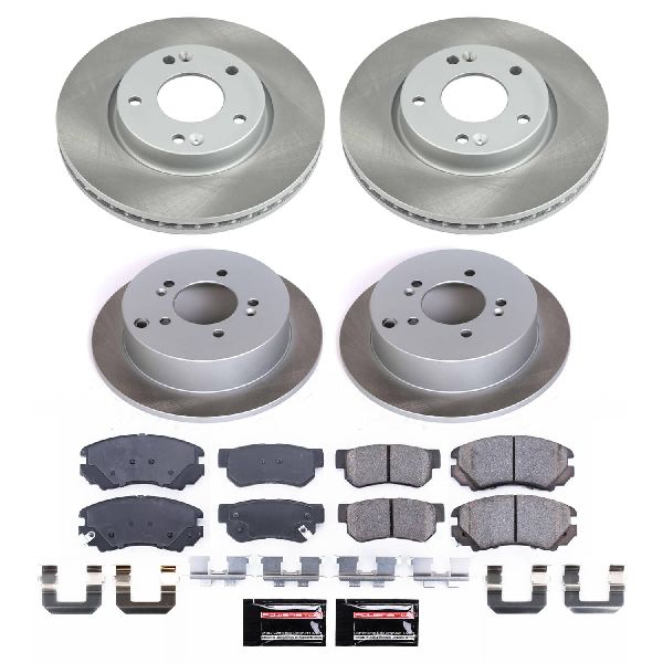 2005-2009 Hyundai Tucson Disc Brake Kit - Front and Rear (Powerstop)