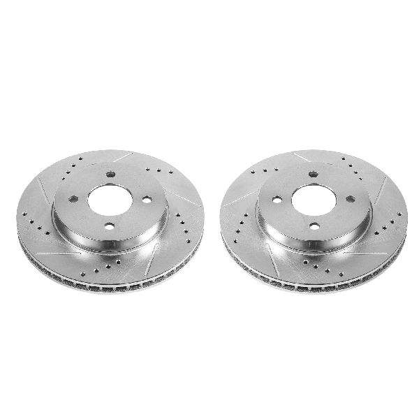 2014-2019 Nissan Versa Note Disc Brake Rotor Set - Front (Powerstop)