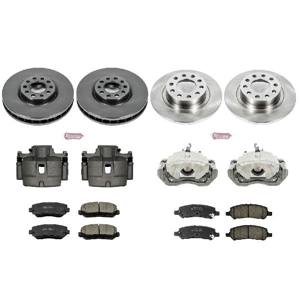 2013-2016 Dodge Dart Disc Brake Kit - Front and Rear (Powerstop)