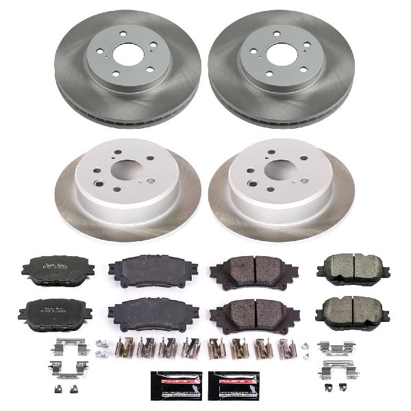 2014-2015 Lexus IS250 Disc Brake Kit - Front and Rear (Powerstop)