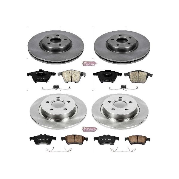 2006-2011 Volvo S40 Disc Brake Kit - Front and Rear (Powerstop)