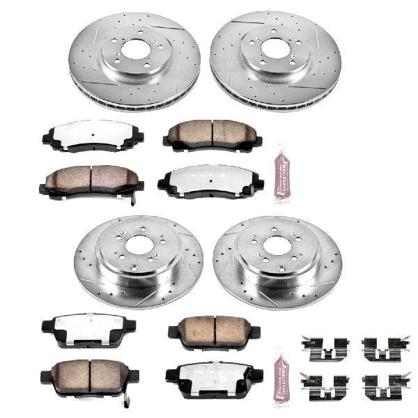 2006-2011 Honda Ridgeline Disc Brake Kit - Front and Rear (Powerstop)