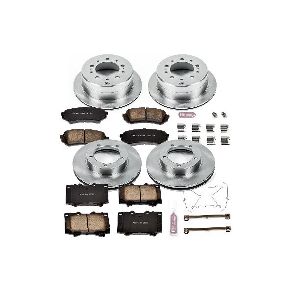 1998-2007 Toyota Land Cruiser Disc Brake Kit - Front and Rear (Powerstop)