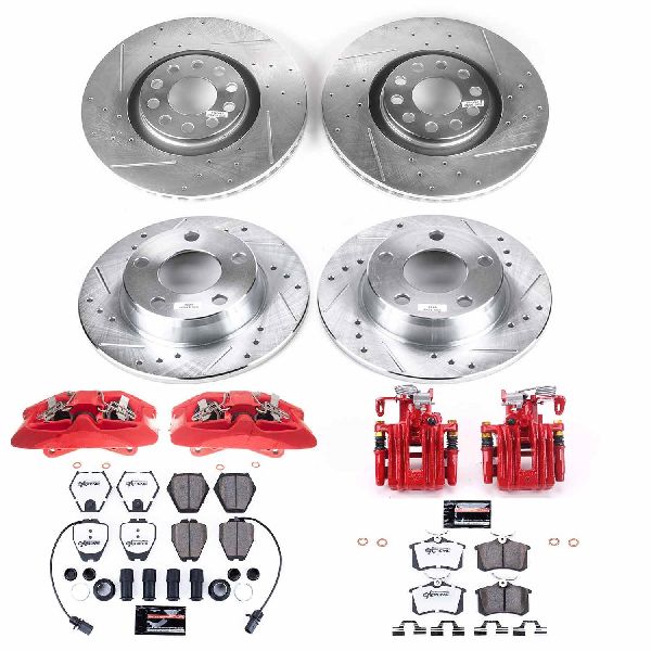 2000-2001 Audi A6 Quattro Disc Brake Kit - Front and Rear (Powerstop)