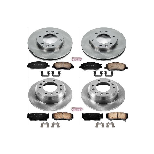 2006 Kia Sedona Disc Brake Kit - Front and Rear (Powerstop)