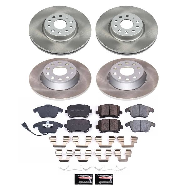 2009-2010 Volkswagen Tiguan Disc Brake Kit - Front and Rear (Powerstop)