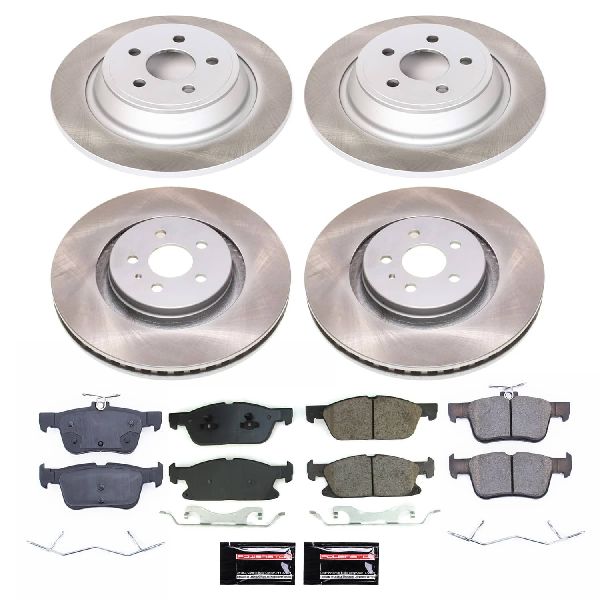 2017-2020 Lincoln MKZ Disc Brake Kit - Front and Rear (Powerstop)