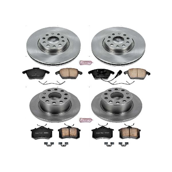 2013-2018 Volkswagen Jetta Disc Brake Kit - Front and Rear (Powerstop)