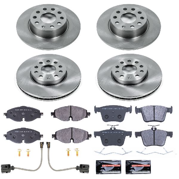 2015-2016 Audi A3 Disc Brake Kit - Front and Rear (Powerstop)