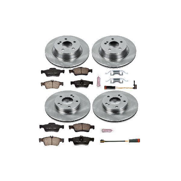 2007-2011 Mercedes-Benz CLS550 Disc Brake Kit - Front and Rear (Powerstop)