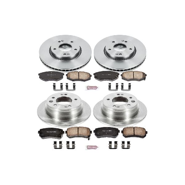 2010-2011 Hyundai Tucson Disc Brake Kit - Front and Rear (Powerstop)