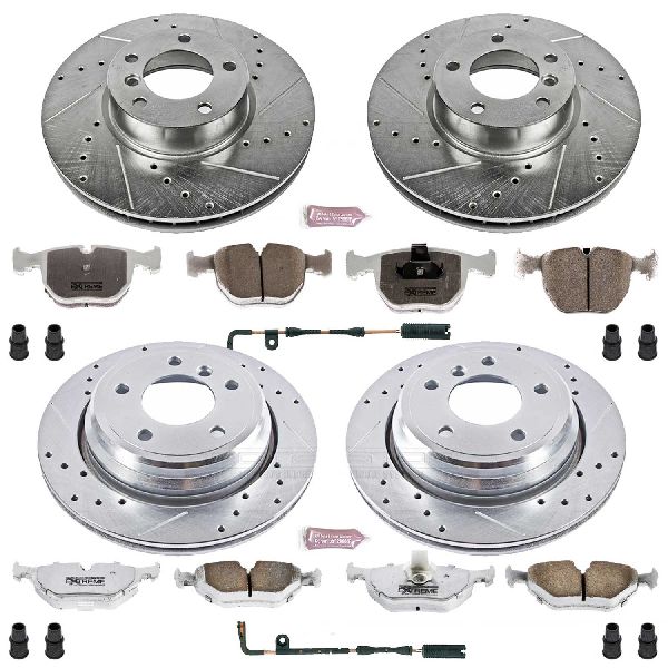 2000-2003 BMW 540i Disc Brake Kit - Front and Rear (Powerstop)