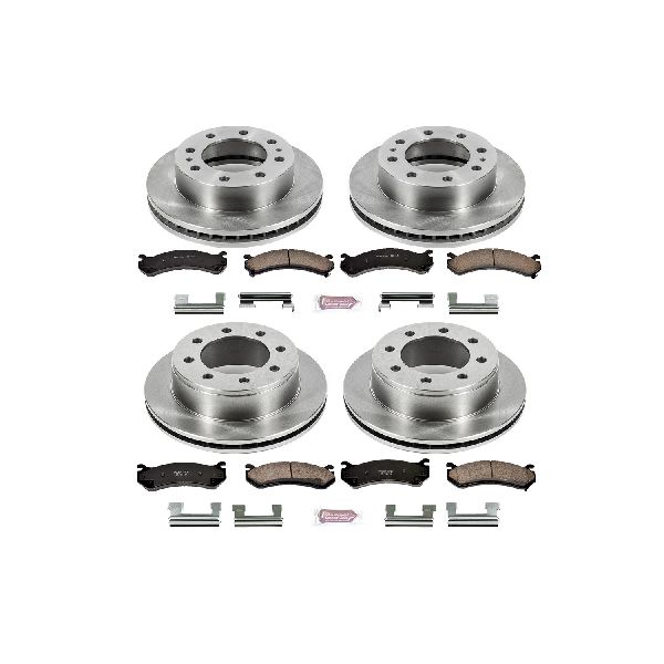 2004-2006 GMC Sierra 3500 Disc Brake Kit - Front and Rear (Powerstop)