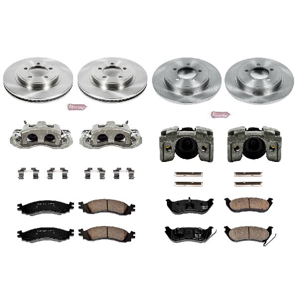 2007-2010 Mercury Mountaineer Disc Brake Kit - Front and Rear (Powerstop)