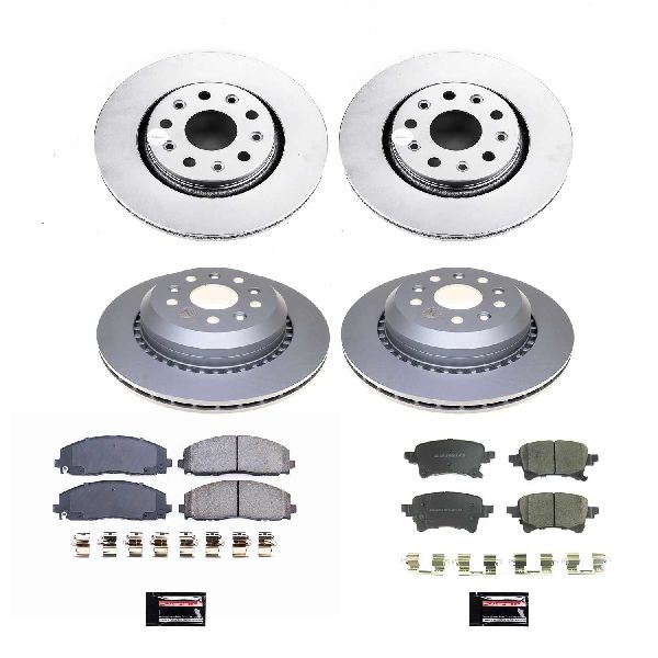 2021-2022 Jeep Wrangler Disc Brake Kit - Front and Rear (Powerstop)