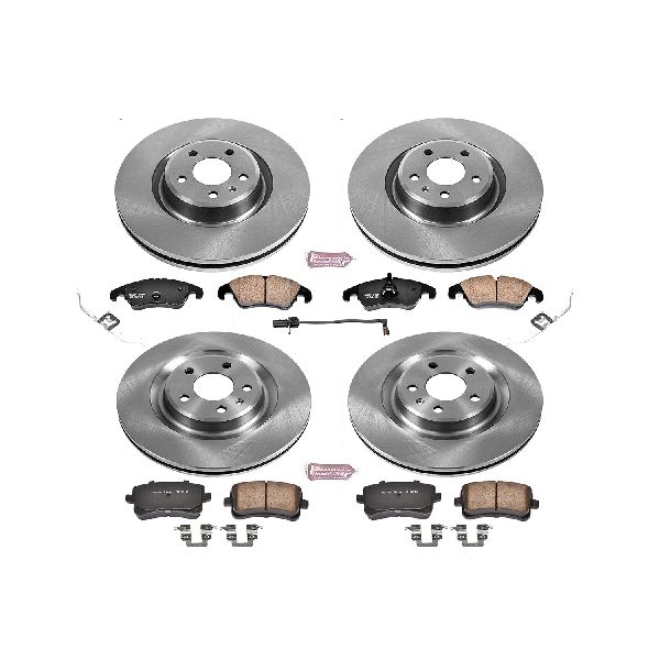 2012-2017 Audi S5 Disc Brake Kit - Front and Rear (Powerstop)