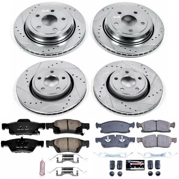 2012-2020 Dodge Durango Disc Brake Kit - Front and Rear (Powerstop)