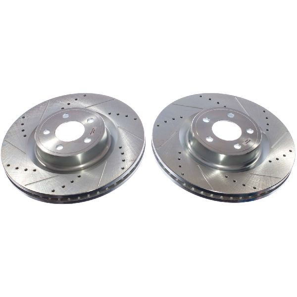 2021-2023 Ford Mustang Disc Brake Rotor Set - Front (Powerstop)