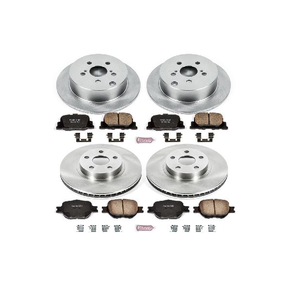 2005-2010 Scion tC Disc Brake Kit - Front and Rear (Powerstop)