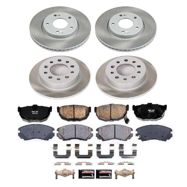 2003-2008 Hyundai Tiburon Disc Brake Kit - Front and Rear (Powerstop)