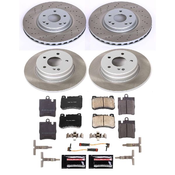 2006-2009 Mercedes-Benz CLK350 Disc Brake Kit - Front and Rear (Powerstop)