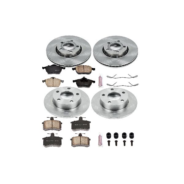 1996-1998 Audi A4 Quattro Disc Brake Kit - Front and Rear (Powerstop)