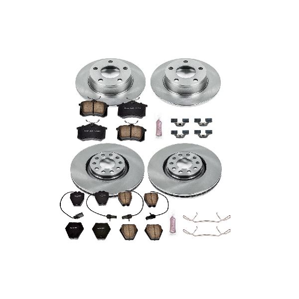2000-2001 Audi A6 Quattro Disc Brake Kit - Front and Rear (Powerstop)