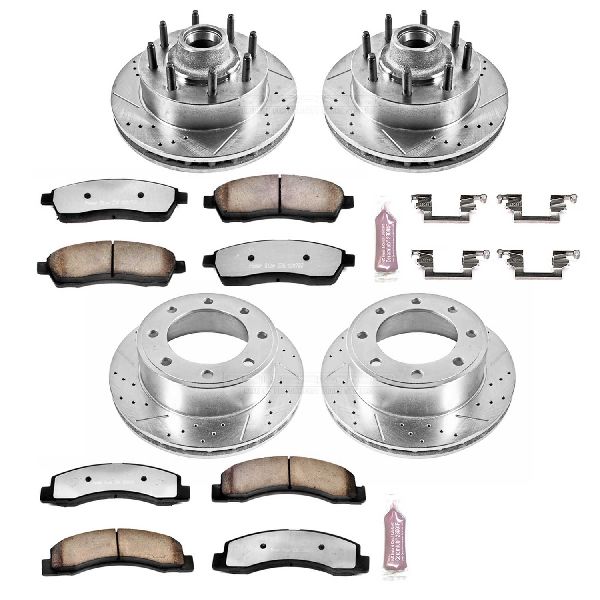 2000-2002 Ford Excursion Disc Brake Kit - Front and Rear (Powerstop)