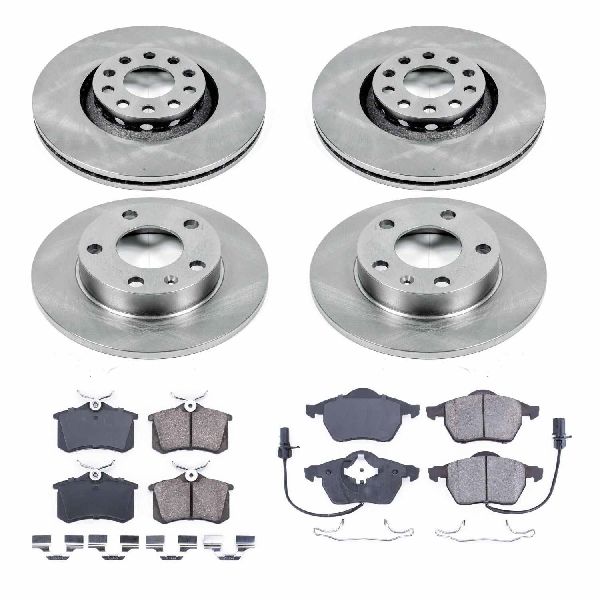 2004-2005 Audi A4 Quattro Disc Brake Kit - Front and Rear (Powerstop)