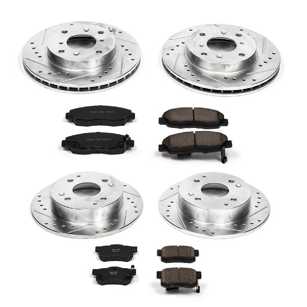 1998-1999 Acura CL Disc Brake Kit - Front and Rear (Powerstop)
