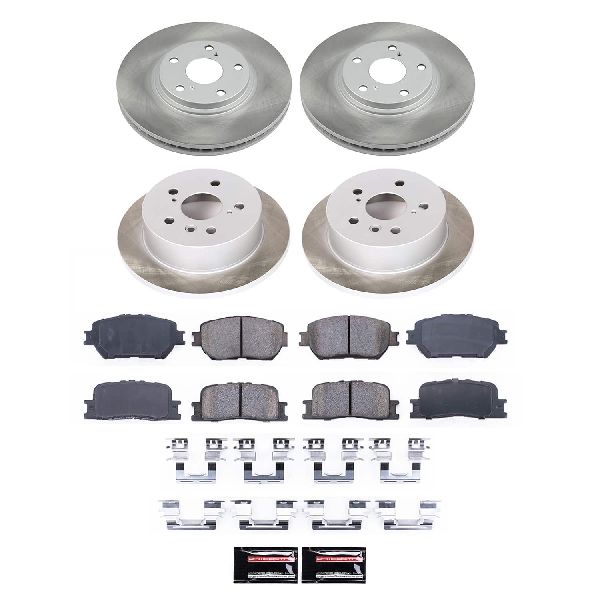 2002-2004 Toyota Camry Disc Brake Kit - Front and Rear (Powerstop)