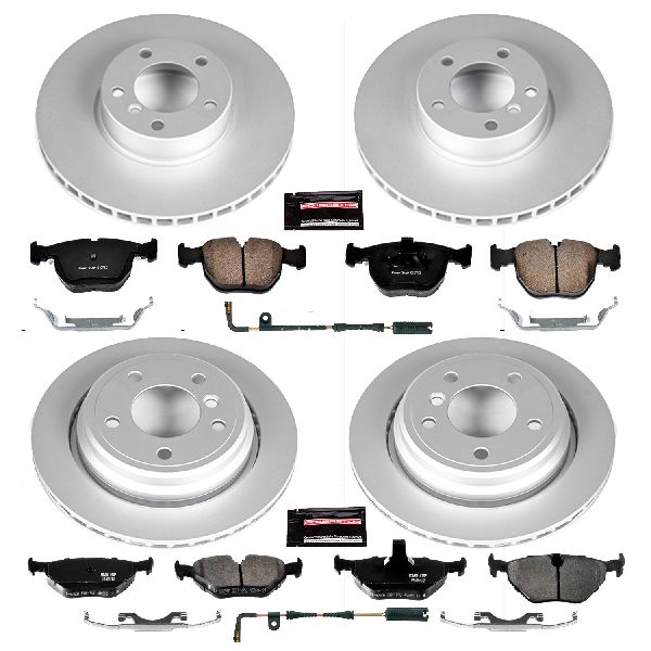 2000-2003 BMW 540i Disc Brake Kit - Front and Rear (Powerstop)