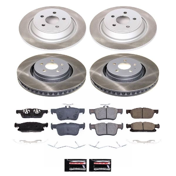 2016-2018 Lincoln MKX Disc Brake Kit - Front and Rear (Powerstop)