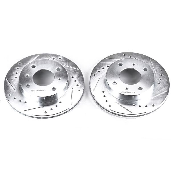 1989-1998 Nissan 240SX Disc Brake Rotor Set - Front (Powerstop)