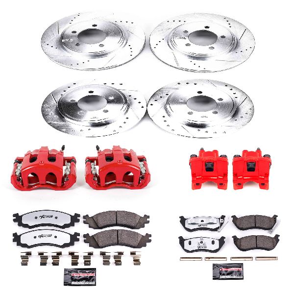 2007-2010 Mercury Mountaineer Disc Brake Kit - Front and Rear (Powerstop)
