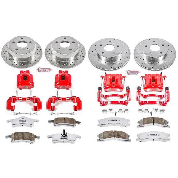 1999-2004 Jeep Grand Cherokee Disc Brake Kit - Front and Rear (Powerstop)