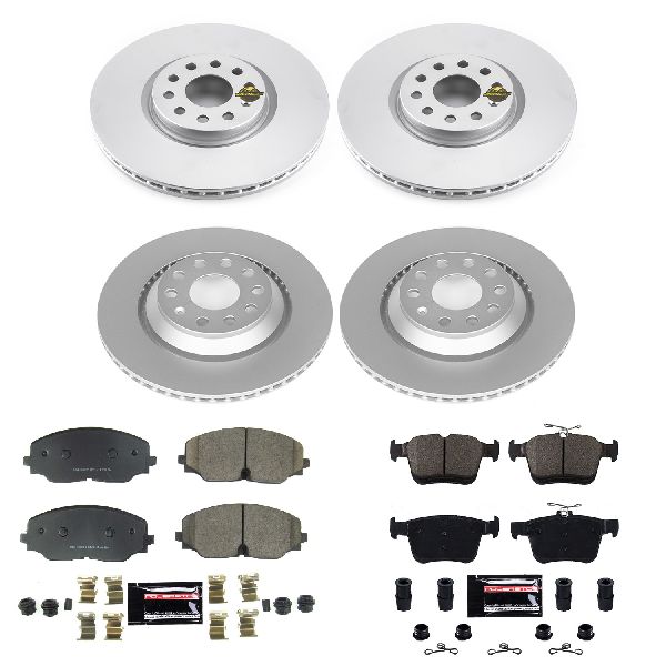 2018-2020 Volkswagen Atlas Disc Brake Kit - Front and Rear (Powerstop)