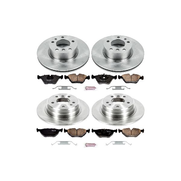 1990-1993 BMW 535i Disc Brake Kit - Front and Rear (Powerstop)