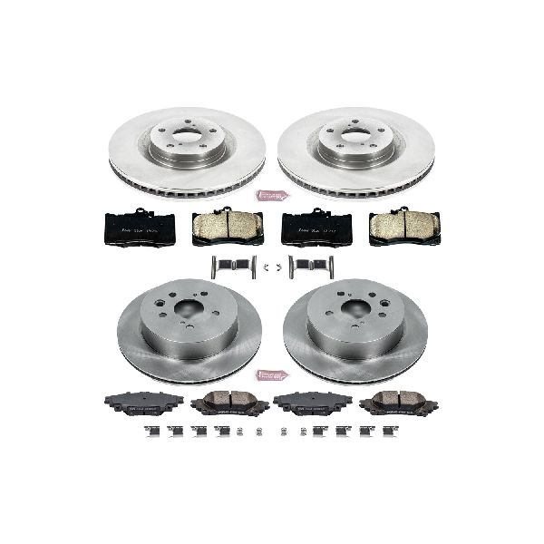 2014-2015 Lexus IS350 Disc Brake Kit - Front and Rear (Powerstop)