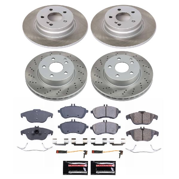 2008-2012 Mercedes-Benz C300 Disc Brake Kit - Front and Rear (Powerstop)