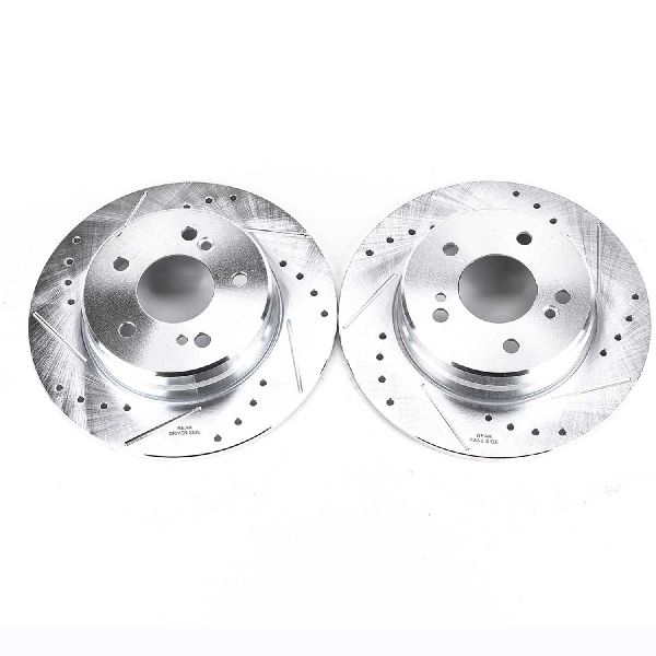 1996-2000 Mercedes-Benz C280 Disc Brake Rotor Set - Rear (Powerstop)