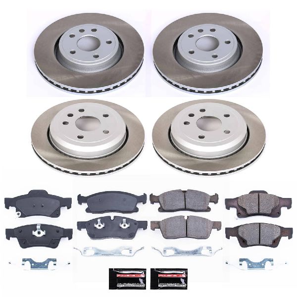 2012-2020 Dodge Durango Disc Brake Kit - Front and Rear (Powerstop)